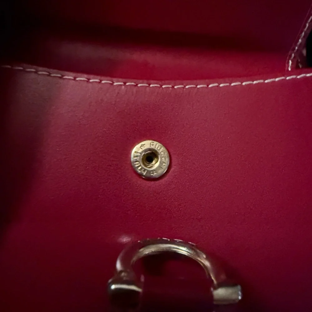 Lancel 90S Leather Distressed Wallet Vintage - Picture 15 of 16